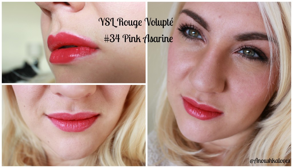 YSL Rouge Volupté Pink Asarine 2