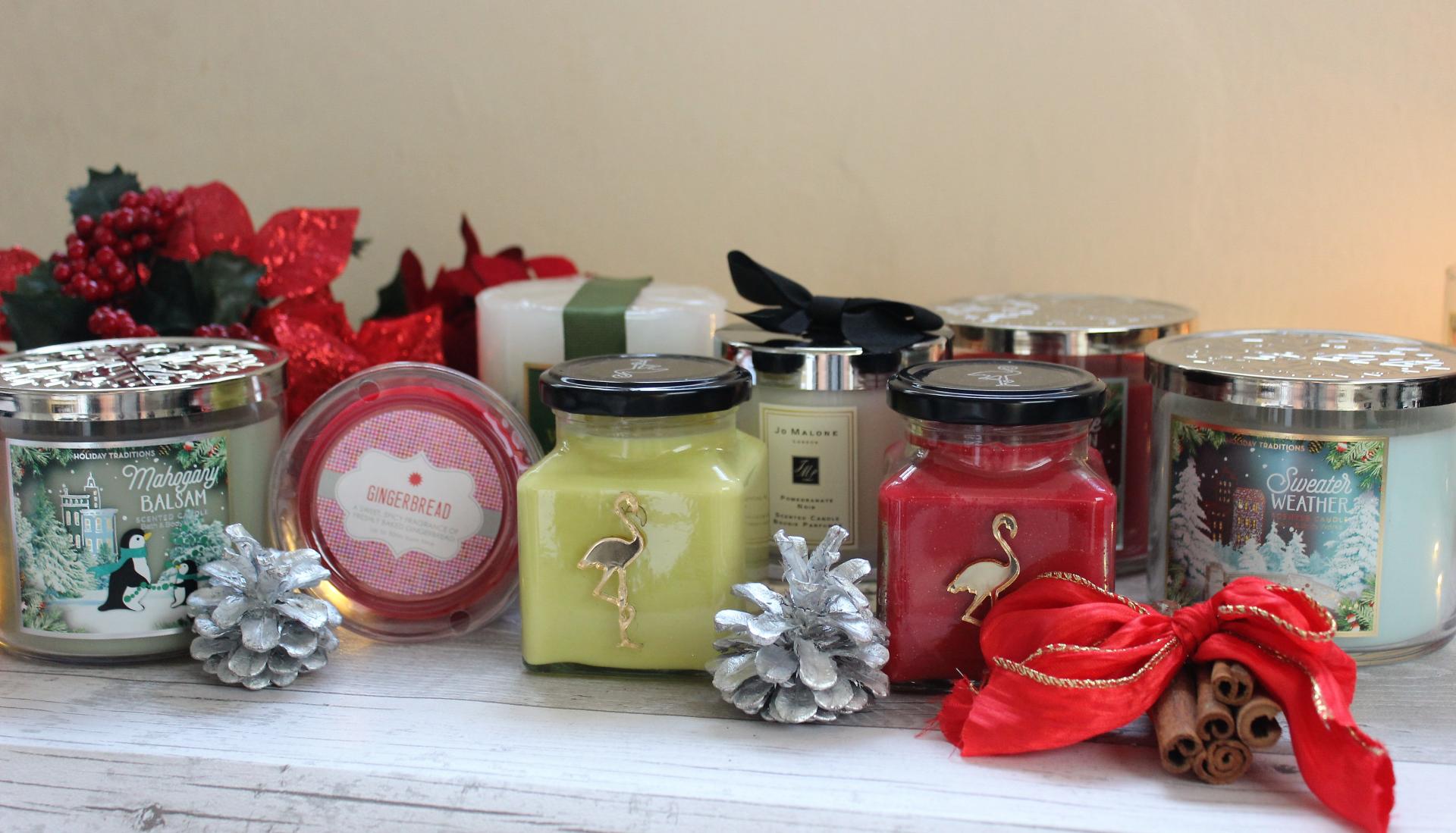 Christmas Candles Bath and Body Works Candles