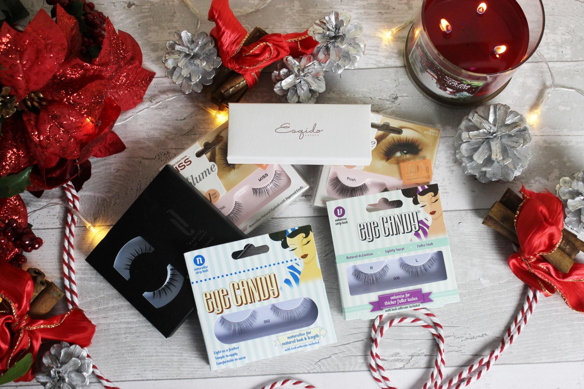 New Years Essentials - False Lashes and How To Apply Eye Candy Hd brows Kiss Lashes Esqido