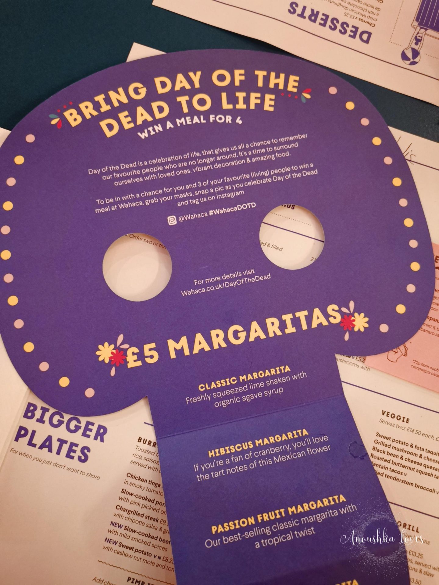 Wahaca 2019 Day of The Dead Menu 3 Wahaca day of the dead Wahaca Day of The Dead Feasting Menu
