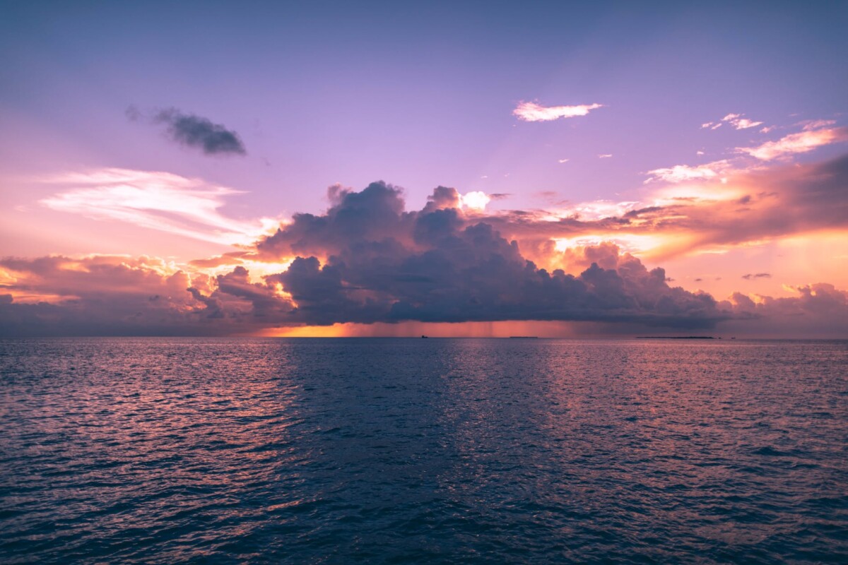 white clouds